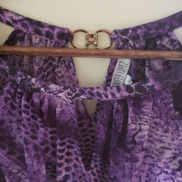 JENNIFER Lopez Purple Leopard print - Picture 2 of 4